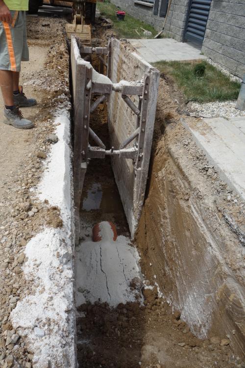 Budujeme kanalizáciu Nagyova ulica _ 06/2019